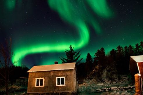 aurora borealis northern lights february house